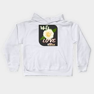 White Love - Mama Koala .Co Kids Hoodie